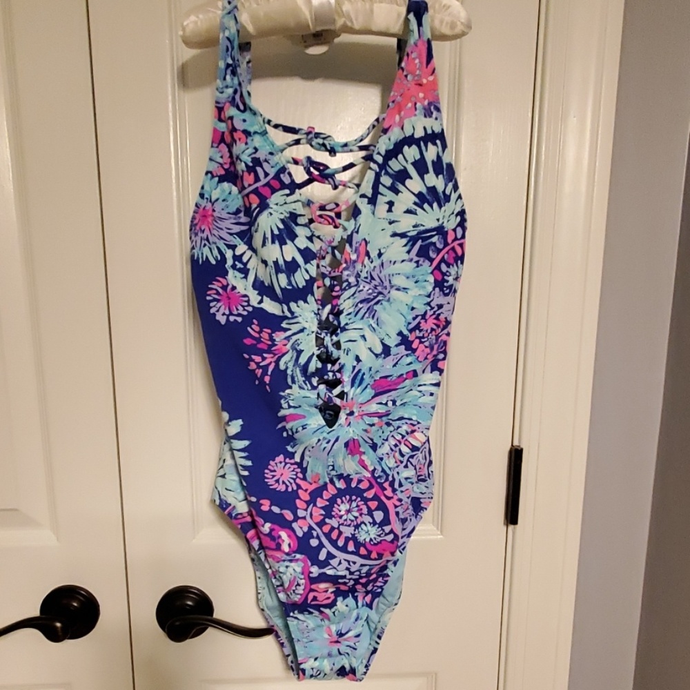 Lilly Pulitzer Swimsuit - Twilight Blue Gypsy Girl